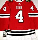 NWT PRO 52 BOBBY ORR CHICAGO BLACKHAWKS ADIDAS CLIMALITE AUTHENTIC HOCKEY JERSEY