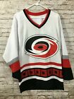 Vintage CCM Carolina Hurricanes 1 Sewn Hockey Jersey Adult SMALL