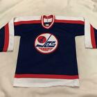 Vintage Winnipeg Jets Maska Hockey Jersey Youth Boys size XL