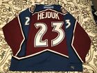 Milan Hejduk Game Worn Used Colorado Avalanche Jersey NHL Autographed Signed