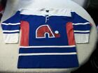 VINTAGE LOOKING QUEBEC MAINE NORDIQUES WHANAHL STYLE HOCKEY JERSEY MENS LARGE