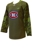 Montreal Canadiens adidas NHL Veterans Day Camo Jersey M