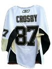 CCM NHL Pittsburgh Penguins 87 Sidney Crosby Hockey Jersey Shirt White Size 48