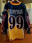 Never Used St Louis Blues 95 96 THE TRUMPETER Wayne Gretzky Pro Jersey sz 56