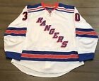 Reebok Mens Size 54 Edge Authentic NY Rangers Henrik Lundqvist White Jersey