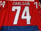 Washington Capitals John Carlson Red Alternate Jersey Size 52