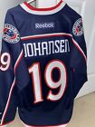 Colombus Blue Jackets Jersey Johansen Hockey Jersey Adidas Reebok Ccm Vintage