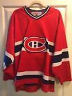 CCM Montreal Canadiens Hockey Jersey Mens Sz L Large Vtg NHL