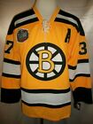 Patrice Bergeron Boston Bruins Yellow 2010 Winter Classic CCM NHL Jersey Medium