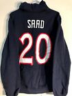 REEBOK Pullover Hoodie NHL Jersey Columbus Blue Jackets Brandon Saad Navy sz XL