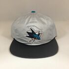 San Jose Sharks Snapback Hat Mitchell Ness Tyvek 2 Tone Adjustable Cap NHL
