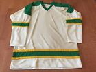 Vintage Minnesota North Stars Blank White Jersey NHL Adult Medium