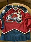 COLORADO AVALANCHE JOE SAKIC Vintage STARTER Center Ice Collection Jersey SZ 48