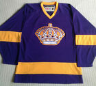NHL CCM Los Angeles Kings Vintage Purple Gold Replica Hockey Jersey MENS SMALL