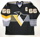 MARIO LEMIEUX PITTSBURGH PENGUINS CCM 3RD ALTERNATE ROBO JERSEY XL