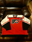 Authentic John LeClair Philadelphia Flyers CCM Maska Air Knit jersey sz 54 2XL