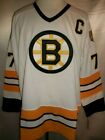 Ray Bourque Boston Bruins White  Gold 1981 1995 Throwback CCM NHL Jersey 2XL