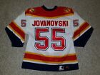 SIGNED ED JOVANOVSKI Florida Panthers L Starter VintageNHL Hockey Jersey RARE
