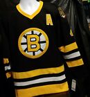 Black Boston Bruins 4 Bobby Orr Heros of Hockey Mens medium Replica CCM jersey