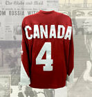 Bobby Orr Team Canada 1972 Summit Series Red Replica Jersey Sizes SMLXL