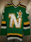 Mike Modano Dallas Stars Green  White 1978 81 Throwback CCM NHL Jersey XL