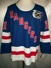 Mark Messier New York Rangers Blue 1929 1941 Throwback CCM NHL Jersey Medium