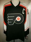 Eric Lindros Philadelphia Flyers Black 1983 84 Throwback CCM NHL Jersey Large