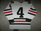 VINTAGE 4 Bobby ORR Chicago BLACKHAWKS Official DOUG LAURIE Jersey Sz Mens M