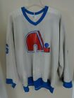 Vintage 1980s Quebec Nordiques NHL Hockey Jersey Men XL by Maska Ultrafil