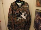 NHL San Jose Sharks Military Veterans Appreciation Reebok Hockey Jersey Man L