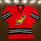 Vintage WHA Michigan Stags Jersey Sewn Adult Size S