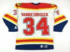 VTG Starter Mens John Vanbiesbrouck Florida Panthers Authentic Jersey Med White