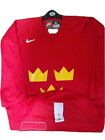 Nike IIHF Team Sweden Practice Hockey Jersey Size 52 Made in Canada
