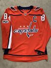 Adidas Authentic Washington Capitals Home Ovechkin Jersey Size 50 w NHL 100