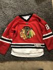 Patrick Kane Blackhawks Jersey Red Reebok Yourh Size Small Medium