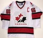 MARIO LEMIEUX 2002 OLYMPICS TEAM CANADA WHITE CCM JERSEY SIZE MEDIUM
