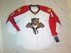 Roberto Luongo Florida Panthers 2015 White Reebok Authentic Road Jersey Size 52