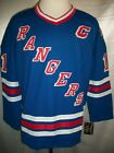 Mark Messier New York Rangers Blue 1994 Stanley Cup Throwback CCM NHL Jersey Med