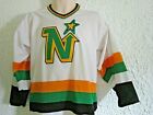 Vintage 1984 1987 CCM MINNESOTA NORTH STARS Mens Small White Sewn Home Jersey