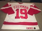 Steve Yzerman Detroit Red Wings CCM Authentic Jersey 48 White Clean Nhl