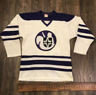 RARE VINTAGE CLEVELAND CRUSADERS World HOCKEY JERSEY WHA Pro Joy Medium New Old