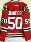 Reebok Premier NHL Jersey Chicago Blackhawks Corey Crawford Red sz M