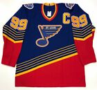 WAYNE GRETZKY ST LOUIS BLUES 1995 CCM AIRKNIT MASKA JERSEY X LARGE ORIGINAL