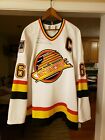 Autographed Trevor Linden Vancouver Canucks CCM Ultrafil Skate Jersey Sz 52