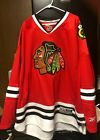CHICAGO BLACKHAWKS RED REEBOK JERSEY SIZE 4XL PRE OWNED ALMOST BRAND NEW