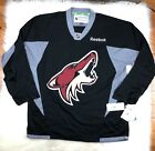 Arizona Coyotes NHL Reebok Premier NHL Hockey Jersey Black Mens L NWT