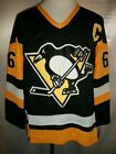 Mario Lemieux Pittsburgh Penguins 1988 1992 Throwback CCM NHL Jersey Medium