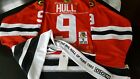 Chicago Blackhawks Bobby Hull Custom Stats Tribute Display Jersey sz 56