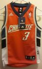 Adidas Charlotte Bobcats Gerald Wallace 3 Sewn SWINGMAN Jersey SIZE 8 SMALL NWT