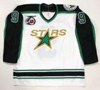 MIKE MODANO MINNESOTA NORTH STARS ORIGINAL 1991 CCM JERSEY WHITE LARGE DALLAS